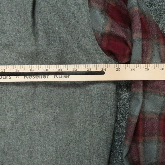 VINTAGE Pendleton Shirt Mens Large Gray Board Wool Flannel Long Sleeve NWT - Picture 7 of 10